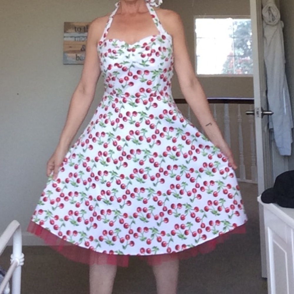 🍒Rockabilly cherries dress